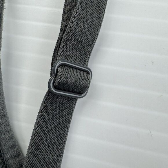 Victoria’s Secret PINK Team Gray Sports Bra Bralette Small Adjustable Straps - Picture 5 of 8